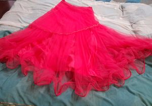 Pink Net Stitched Lehenga &amp;Choli unStitche