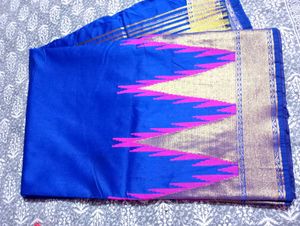 Blue Silk Saree