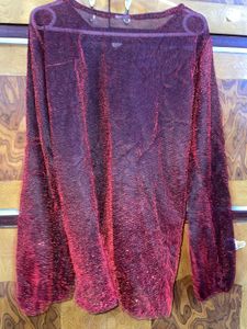 Sparkly Long Sleeve Top