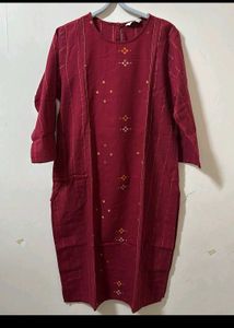 Burgundy Tunic Dress