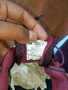 Burgundy Athletic Shoes