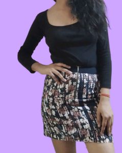 Partywear Mini Skirt