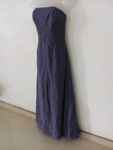 Elegant Strapless Maxi Dress