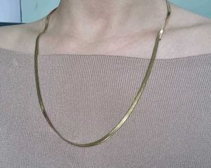 18k Gold Pleated Snake Chain