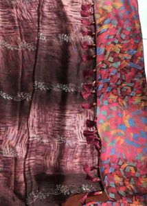 Elegant Printed Saree❤️