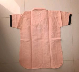 Designer Pathani Style Khadi Cotton Short Shirt 👕