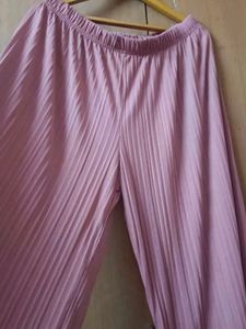 Pleated Palazzo Pants