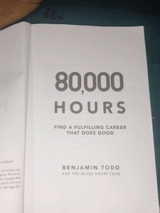 80,000hours By Benjamin Todd
