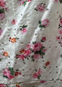 Floral Ruffle Sleeve Top