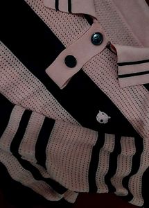 Black And Pink Polo / Crop Top