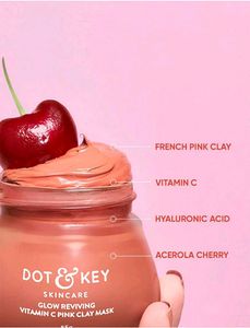 NEW &amp; SEALED Glow Reviving Vitamin C Pink Claymask