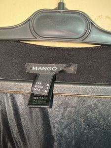Mango Casual Black Top - Size M