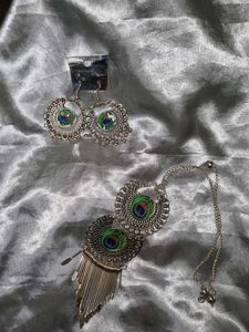 Peacock Jewellery Set