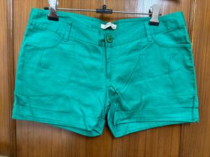St John&#39;s Bay Bottle Green Shorts