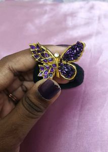 Butterfly Hair Tie And Three Clips Combo