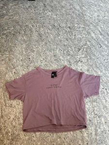 Adidas Lavender Crop Top