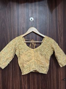 Embroidered Gold Blouse