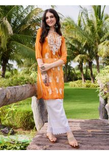 Elegant Embroidered Kurta