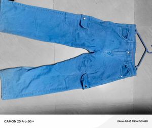 Blue Cargo Pants