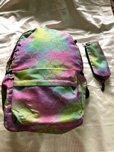 Mermaid Glitter School Bag