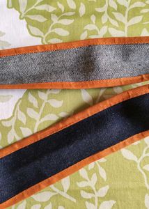 Embroidered Tribal Print Denim Sling Bag