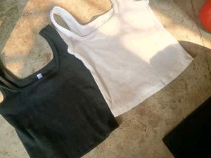 Black Ribbed Tank Top COMBO