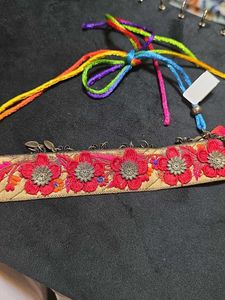 Red Flower Choker