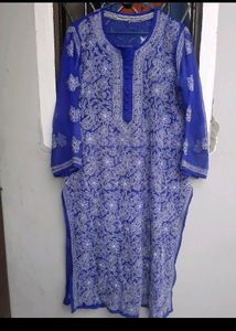 Chikankari Kurta Net