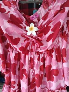 Floral Print Ruffle Dress