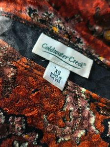 18211. Paisley Print Sleeveless Top