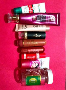 Combo Of Spf Foundation Cc Cream & Lipstick &Balm