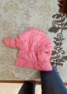 Pink &#39;Charming Kitty&#39; Puffer Jacket