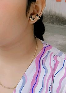 ✨ Elegant Stud Earring Set - 3 Pairs ✨ Free gift