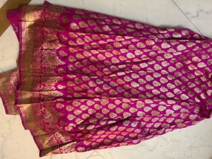 Pink &amp; Gold ready to wear saree