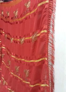 viscose georgette or chiffon saree