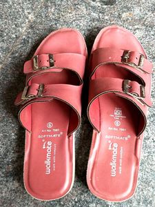 Walkmate Pink Buckle Sandals - Size 6