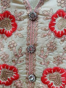 UNUSED brocade suit XL