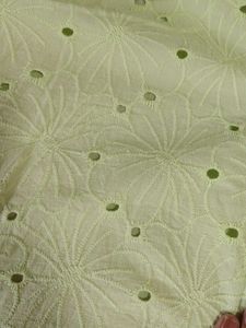 Green Eyelet Top