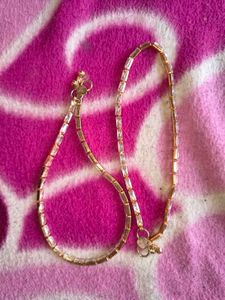 Elegant Gold-Tone Anklet