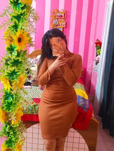 Stretchable Brown Dress