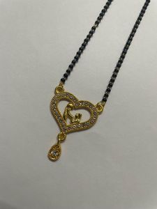Golden Heart Shaped Mangalsutra