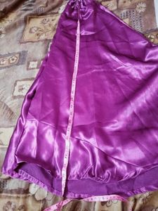 Purple sarara  with suit