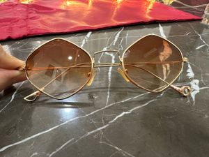 Combo Of 2 Golden Frame Glasses And Sunglasses