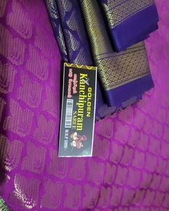 Elegant Purple Saree with Blouse