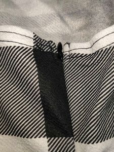 Checkered Bodycon Mini Dress