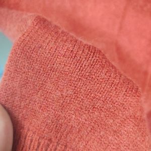 Rust Orange Colour Winter Skirt