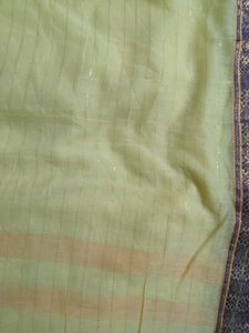 Light Lemon Colour Saree