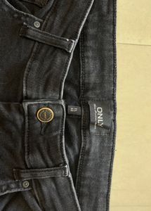 grey black bootcut jeans women