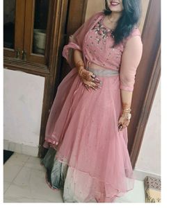 Lehenga With Crop Top