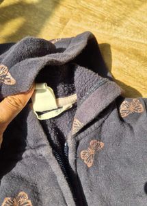 Cute Butterfly Zip-Up Hoodie
